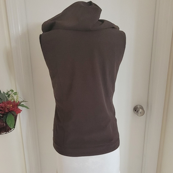 Chicos  zynergy  neema phyton and chocolate full zip  reversible hoodie - Picture 10 of 16